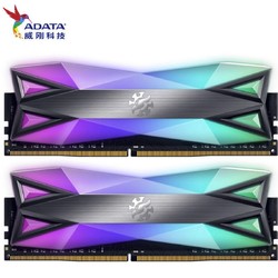 ADATA 威刚 XPG 龙耀 D60G DDR4 3000MHz 台式机内存 16GB（8GBx2）