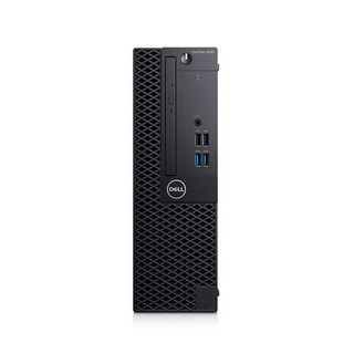 DELL 戴尔 OptiPlex 3070 SFF 九代酷睿版 23.8英寸 商务台式机 黑色 (酷睿i5-9500、P620、16GB、256GB SSD+2TB HDD、风冷)