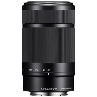 SONY 索尼 SEL55210 E 55-210mm F4.5 OSS 远摄变焦镜头 索尼E卡口 49mm 黑色