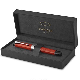 PARKER 派克 钢笔 Duofold世纪 Standard Body 大红色复古 M尖 礼盒装