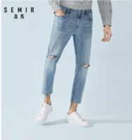 Semir 森马 19-330975 男士牛仔裤