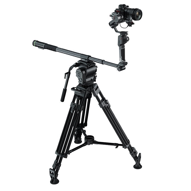 MOZA 魔爪 Slypod PRO 折叠式碳纤维三脚架 黑色