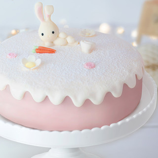 MCAKE Mcake 卡通安逸兔子 生日蛋糕 芝士草莓味 1.5磅