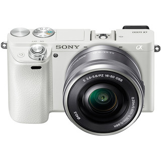 SONY 索尼 Alpha 6000L APS-C画幅 微单相机 白色 E PZ 16-50mm F3.5 OSS 变焦镜头 单头套机