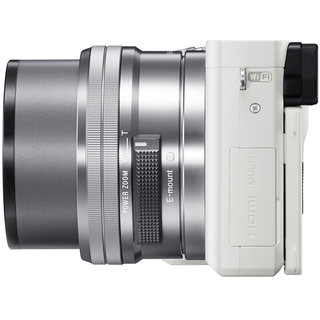 SONY 索尼 Alpha 6000L APS-C画幅 微单相机 白色 E PZ 16-50mm F3.5 OSS 变焦镜头 单头套机