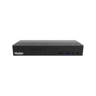 Haier 海尔 博越 E52 台式机 黑色(赛扬J3455、核芯显卡、4GB、128GB SSD、风冷、L046)