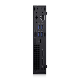 DELL 戴尔 OptiPlex 7080MFF 十代酷睿版 23.8英寸 商务台式机 黑色 (酷睿i9-10900、核芯显卡、16GB、1TB SSD、风冷)