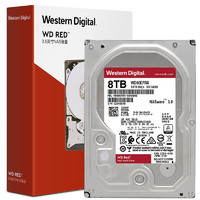 Western Digital 西部数据 红盘Plus系列 3.5英寸 NAS硬盘 8TB（CMR、7200rpm、256MB）WD80EFBX