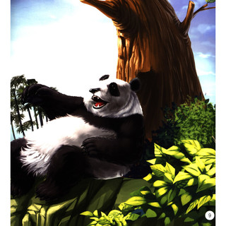 《科普童话绘本馆·活化石大熊猫：地震了，快跑》（附赠3D眼镜）