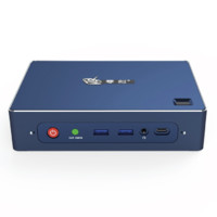零刻 Beelink GTR 台式机 蓝色(锐龙5 3500H、核芯显卡、16GB、512GB SSD、风冷)