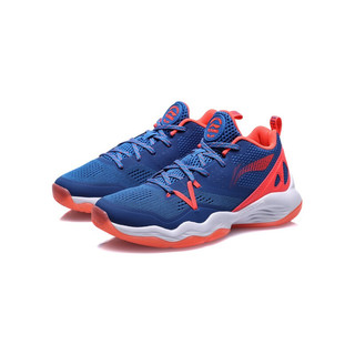 LI-NING 李宁 大童篮球鞋 YKBP001-7 蓝红 34