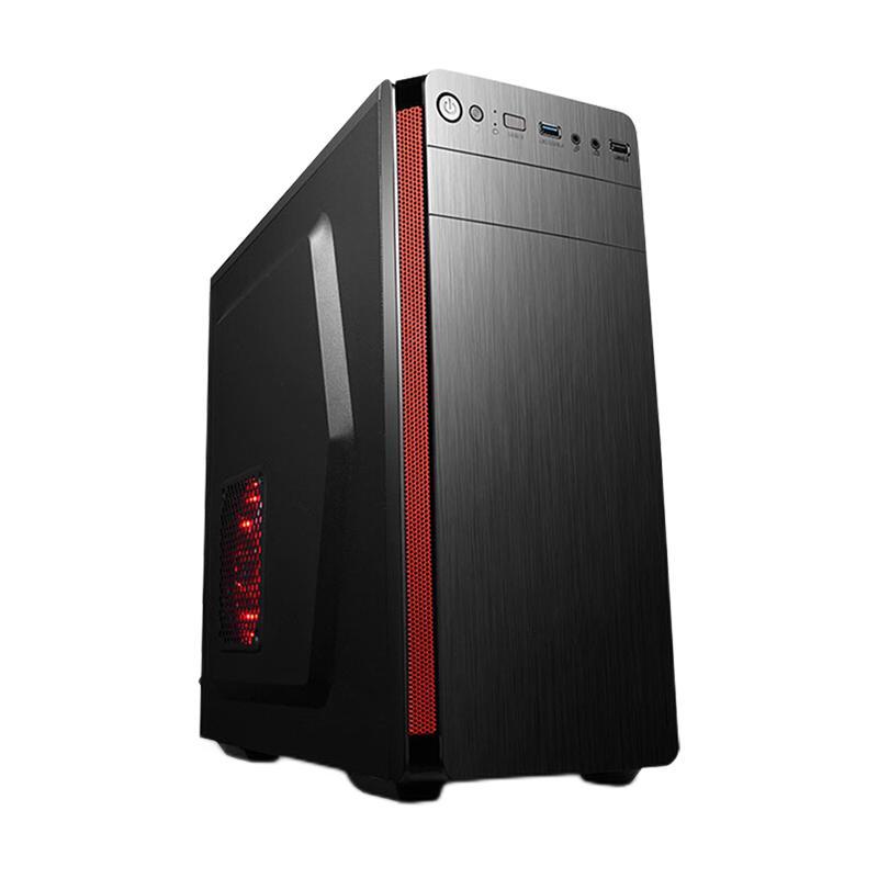 狄派 DP350 台式机 黑色(AMD FX-8350、GTX 1050Ti 4G、16GB、240GB SSD、风冷)