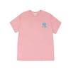 MLB 美国职棒大联盟 女士圆领短袖T恤 31TS06 粉色蓝标 M