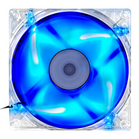 SAMA 先马 游戏风暴 80mm 机箱散热风扇 白色 蓝光