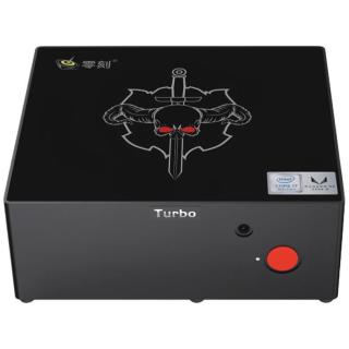 零刻 Turbo 7 台式机 黑色(酷睿i7-8709G、锐龙RX Vega M GH 4G、16GB、256GB SSD、风冷)