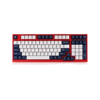 LEOPOLD 利奥博德 FC980M 98键 有线机械键盘 红蓝 Cherry银轴 无光