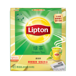 Lipton 立顿 绿茶茶包 100包