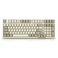  LEOPOLD/利奥博德 FC980M 紧凑 机械键盘  无背光 银轴 红蓝