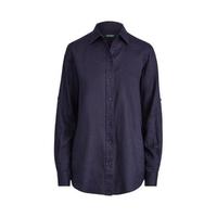 拉夫劳伦RALPH LAUREN 拉尔夫·劳伦 女士长袖衬衫 WMLRSHTS6820077 海军蓝 M
