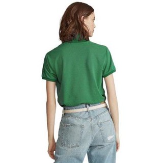 RALPH LAUREN 拉尔夫·劳伦 环保系列 女士短袖polo衫 WMPOKNINN820248 绿色 L