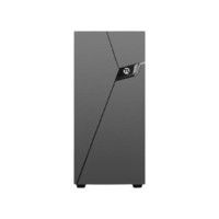 NINGMEI 宁美 卓 CR500 10代酷睿版 商用台式机 黑色 (酷睿i3-10100F、2GB独显、8GB、512GB SSD、风冷)