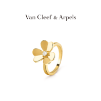 Van Cleef & Arpels 梵克雅宝 Frivole系列 ARP2DS00  女士黄K金钻石小号款戒指