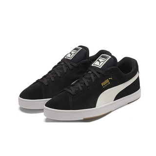 PUMA 彪马 Suede S Lace-Up 男子运动板鞋 356414-03 黑/白 43