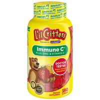 L'il Critters 丽贵 免疫系统呵护维生素C&锌&紫锥花提取物软糖190粒