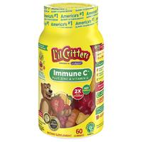 L'il Critters 免疫系统呵护维生素C&锌&紫锥花提取物软糖60粒
