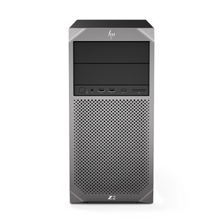 HP 惠普 Z2 G4 Entry 工作站 银黑色 (至强E-2144G、P1000 4G、32GB、256GB SSD+2TB HDD、风冷)