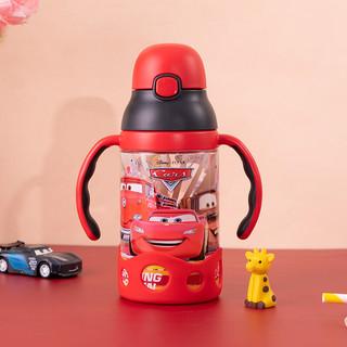 Disney 迪士尼 WD-4267-C 儿童吸管杯 430ml 红色汽车