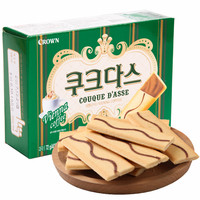 CROWN 克丽安 咖啡夹心条饼干 72g