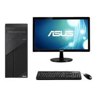 ASUS 华硕 D540MC 奔腾版 19.5英寸 商务台式机 黑色(奔腾G5420、核芯显卡、4GB、1TB HDD、风冷)