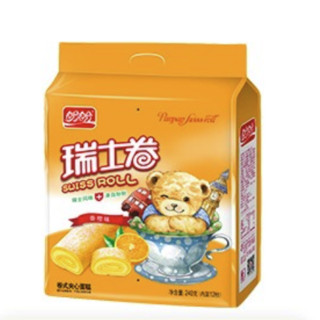 PANPAN FOODS 盼盼 瑞士卷 香橙味 240g