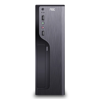 AOC 冠捷 荣光 810 台式机 黑色(奔腾G5400、核芯显卡、4GB、240GB SSD、风冷)