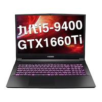 Hasee 神舟 战神TX7-CT5A1 16.1英寸 游戏本 黑色(酷睿i5-9400、GTX 1660Ti 6G 、8GB、512GB SSD、1080P、IPS、60Hz、CN95S)
