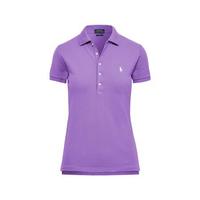 RALPH LAUREN 拉尔夫·劳伦 女士短袖Polo衫 WMPOKNINN820463 紫色 S