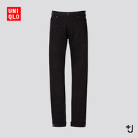 UNIQLO 优衣库 男装+J修身直筒牛仔裤(水洗产品赤耳丹宁)439677