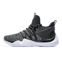QIAODAN 乔丹 男子篮球鞋 XM3580115 黑色/银色 42