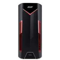 acer 宏碁 暗影骑士 N50 台式机 黑色(酷睿i7-9700、GTX 1660Ti 6G、8GB、256GB SSD+1TB HDD、风冷)