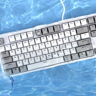 NIZ 宁芝 X87 87键 有线静电容键盘 35g 防水款 灰白色 无光
