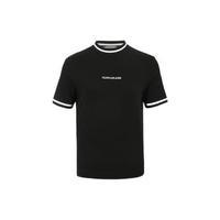 Calvin Klein Jeans 卡尔文·克莱恩牛仔 女士圆领短袖T恤 J213575 黑色 S
