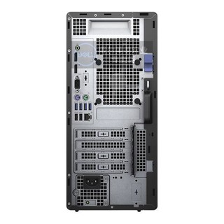 DELL 戴尔 OptiPlex 7080MT 十代酷睿版 商务台式机 黑色 (酷睿i7-10700K、GTX 1060 6G、16GB、1TB SSD+2TB HDD、风冷)