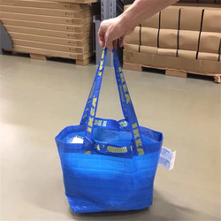 IKEA 宜家 特价包邮正品宜家布拉比mini小号环保购物袋 便携编织袋 2个