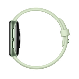 OPPO Watch eSIM智能手表 41mm 浅绿 铝合金 浅绿橡胶表带（北斗、GPS、NFC)