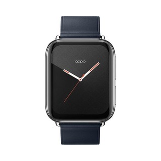 OPPO Watch 精钢版 eSIM智能手表 46mm 皓银不锈钢 皓银橡胶表带（GPS、北斗、NFC）