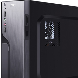AOC 冠捷 荣光 810 台式机 黑色(赛扬G4900、核芯显卡、4GB、240GB SSD、风冷)
