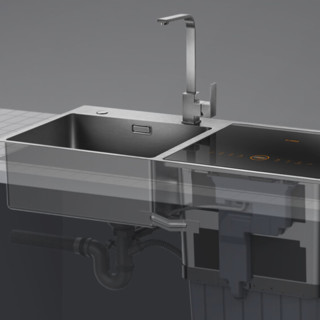 FOTILE 方太 JBSD2F-E9 嵌入式水槽洗碗机 9套 黑色