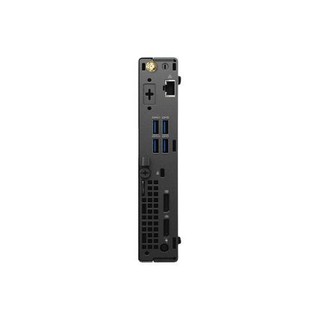 DELL 戴尔 OptiPlex 7080 MFF 精悍版 台式机 黑色(酷睿i5-10500T、核芯显卡、4GB、256GB SSD、风冷)