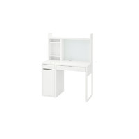 IKEA 宜家 MICKE 米克 简约书桌组合 含架子 白色